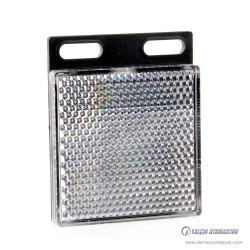 TD-08 Fotosel Uyumlu Beyaz Reflektör Dikdörtgen 60x50mm İki Köşeden Çapraz Bağlantı Delikli TD-08 Fotosel Uyumlu Beyaz Reflektör Dikdörtgen 60x50mm İki Köşeden Çapraz Bağlantı Delikli