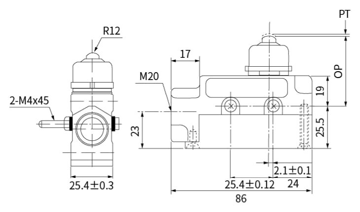 CNTD CZ-6101 teknik çizim ve ölçüler