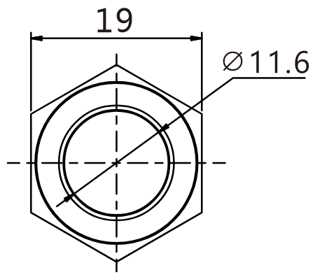 J16-232-E teknik çizim önden görünüş