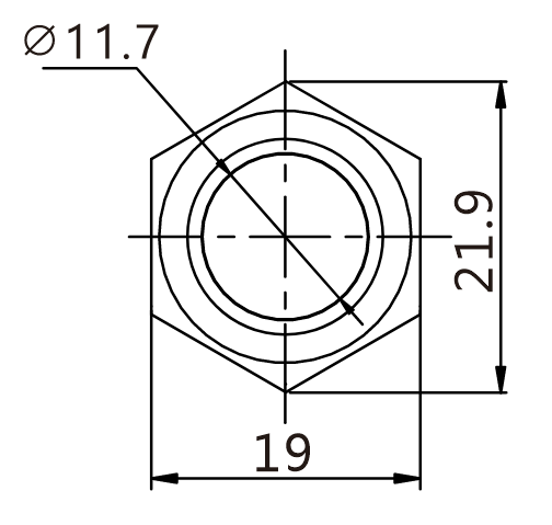 J16-212-E teknik çizim önden görünüş