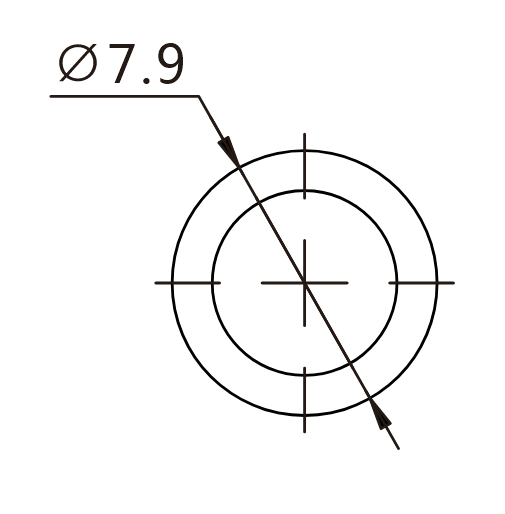 J6-170QL-BA2 teknik çizim önden görünüş