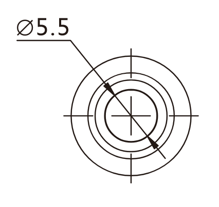 J8-130P-YA2 teknik çizim önden görünüş