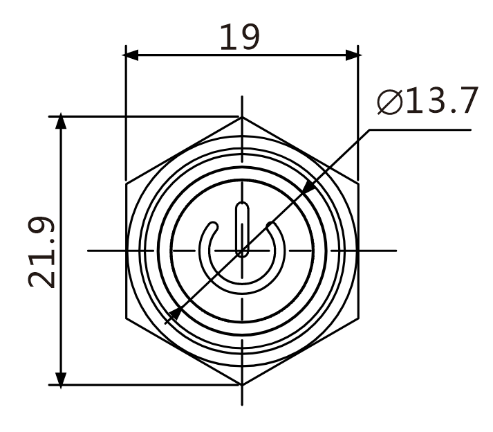 J16-C-271-P-RGBA2 teknik çizim önden görünüş