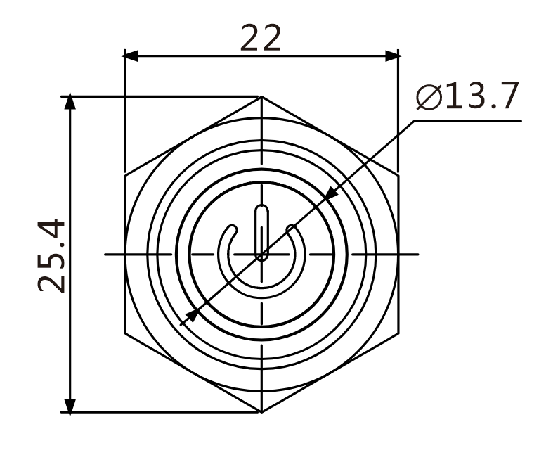 J19-C-371-P-RGBA2 teknik çizim önden görünüş