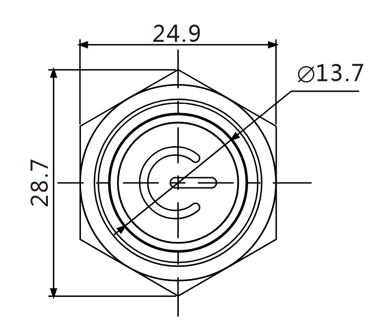 J22-C-372-P-RGBA2 teknik çizim önden görünüş