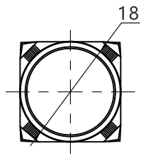 K16-170-BA2 önden görünüş