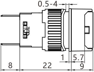 K16-180-RD yandan görünüş