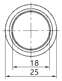 K16-G-170-RA2 teknik çizim önden görünüş