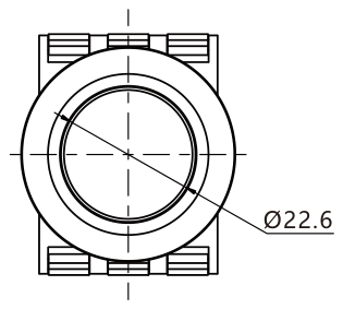 SD30-3110-B teknik çizim önden görünüş